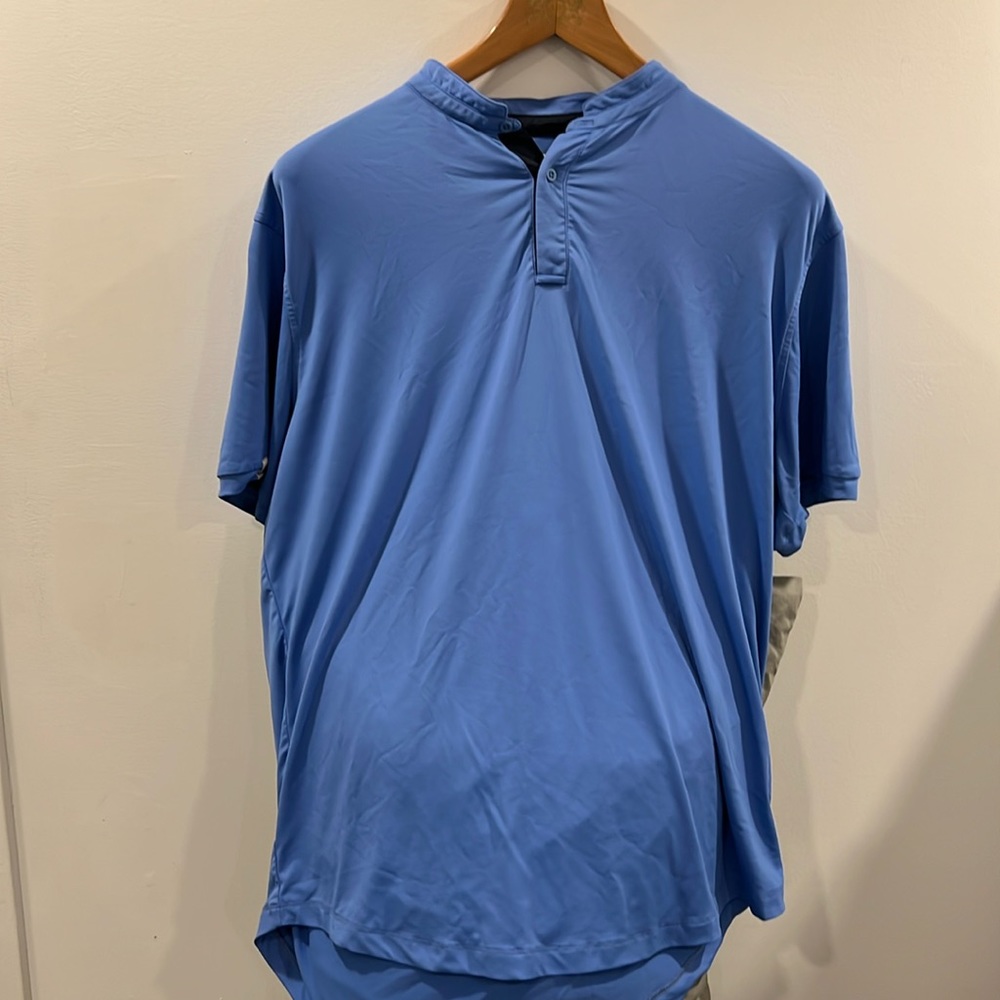 Mantra Carolina Blue Golf Shirt Size XXL